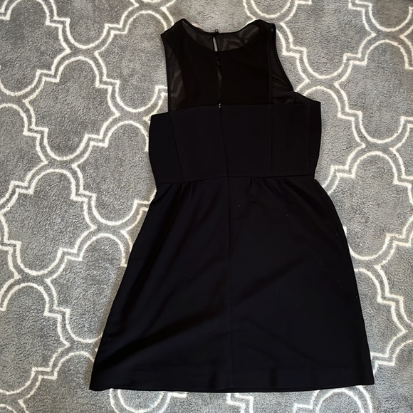 Banana Republic size 12 black dress with mesh neck - Picture 5 of 7